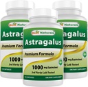 Best Naturals Astragalus Extract 1000 Mg Capsules (120 Count (Pack of 3))