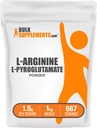 BulkSupplements.com L-Arginine L-Pyroglutamate Powder - Arginine Supplement, Nitric Oxide Supplement - Gluten Free, 1.5g per Serving, 1kg (Pack of 5) (11 lbs)