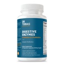 Dr. Tobias Digestive Enzymes with Probiotics, Prebiotics and Postbiotics Bromelain, Amylase, Lipase, for Better Digestion & Immune Function, 60 Capsules, 30 Servings (2 Daily)