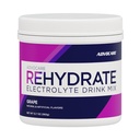 AdvoCare Rehydrate - Electrolyte Drink Mix - Includes Magnesium, Sodium, Potassium & Calcium - Antioxidant & Amino Acid Fortified - Supports Hydration & Recovery - Grape, 12.7 oz