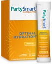 Himalaya PartySmart Tropical Electrolytes Powder Packets, 12 Count, Supports Hydration, Rehydrate with Sodium & Potassium, Vitamin C & More, Antioxidant Recovery Blend Milk Thistle, Ginger & Turmeric