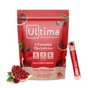Ultima Replenisher Daily Electrolyte Powder – Cherry Pomegranate, 20 Stickpacks – Zero Sugar Hydration Packets with 6 Electrolytes and Minerals – Sugar Free, Plant Based & Keto Friendly Drink Mix