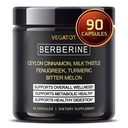 Berberine Supplement with Ceylon Cinnamon, Turmeric, Milk Thistle, Fenugreek *USA Made and Tested* Immune System, Cardiovascular & Gastrointestinal Support*