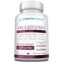 Approved Science Progestaprin - Progesterone Support Supplement - 1 Bottle - 60 Capsules - Vegan