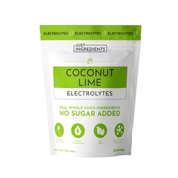 Coconut Lime Electrolytes – 30‑Serving Hydration Drink Mix with Sea Salt & Trace Minerals – Supports Hydration, Recovery, and Electrolyte Balance*