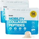 Mobility Collagen Peptides Powder - Glucosamine, Chondroitin, Hyaluronic Acid & Liposomal Vitamin C Join Bone & Cartilage Support Grass-Fed Type I & III Keto & Paleo 56 Servings, 23.66 oz