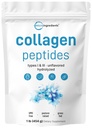 Micro Ingredients Hydrolyzed Collagen Peptides Powder, 1 lb | Type I & III Collagen for Women & Men | Unflavored Bovine Collagen Protein | Easy Dissolve, Paleo, Non-GMO