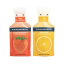 Transcend Foods Strawberry + Orange Gels (1.1 oz, Pack of 100) Fast-Acting Carb Gel Strawberry and Orange Flavor – Caffeine Free, Gluten Free