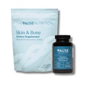 The 'Pause Life Skin and Bone & Omega 3 + D3 & K2 Bundle, Collagen Peptides with Hyaluronic Acid and Vitamin C Plus Omega 3 Fish Oil with Vitamins D3 and K2, Gluten Free Daily Wellness Supplements