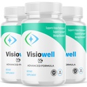 (3 Pack) Visiowell Capsules, Official Visio Well Vision Pills Supplement with All Natural Ingredients, Advanced Eye Health Formula, Max Strength Vision Support Vitamin for Women and Men (180 Capsules)