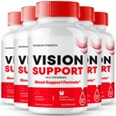 Vision Support Capsules, Vision Support Supplement Pills, VisionSupport for Healthy Vision and Eye Function Support, All Natural Advanced Formula Eye Health Support Reviews (5 Pack)