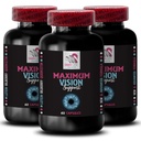 Sharp focus - EYE VISION SUPPLEMENT - Vision power, Detail booster, Bright perspective, Vision balance, Eye sharpener, Focus clear, Clearer details, Clearer view, Lens support 3 Bottle 180 Capsules