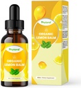 Phytoral Organic Lemon Balm Leaf Liquid Extract for Immune Support - Lemon Balm Tincture for Mood & Relaxation Support - Organic Tincture Leaf Drops for Adults & Kids Dietary Supplement - 60 ml