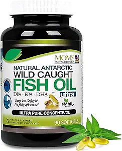 Wild Caught Omega 3 Fish Oil DPA-EPA-DHA 2,900 Milligram Fish Oil Supplement