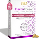 FlavonPause Hot Flashes Menopause Relief – CLINICALLY Tested –| Natural Hot Flash Relief, Night Sweats Relief, Skin Aging | Multi Menopause Symptom Relief | 30 Softgels