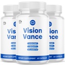 (3 Pack) Vision Vance Capsules, Official VisionVance Pills Supplement with All Natural Ingredients, Advanced Health and Wellness Vitamin Supplement Max Strength Multivitamins Supports (180 Capsules)