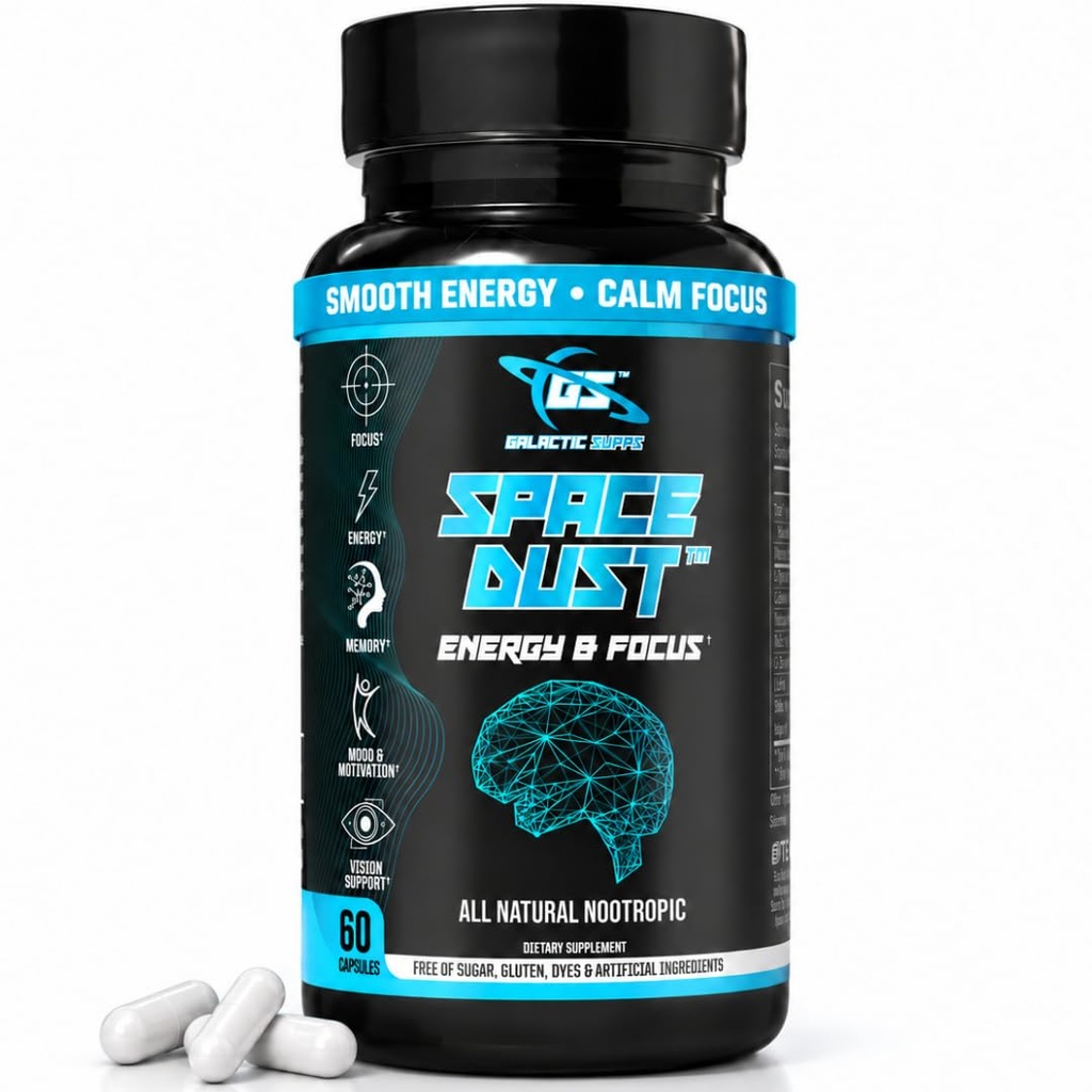 Space Dust Nootropic - Focus, Energy & Brain Fog Relief