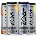 ZOA+ Pre-Workout Energy Drink, Variety Bundle - NSF Certified for Sport with Zero Sugar, Nitric Oxide Support, B & D Vitamins, Amino Acids, and Electrolytes - 48 pack