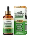 Chlorophyll Liquid Drops from Mulberry Leaf - Natural Peppermint for Detox, Internal Deodorizer and Immune Support - Maximum Absorption - 2 fl oz