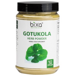bixa BOTANICAL Gotu Kola Powder (Centella Asiatica) | Ayurvedic Natural Herbal Supplement | Pure Authentic Premium Quality | Improve Overall Health | Natural Herbal Supplement (7 Ounce (Pack of 1))