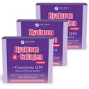 FINE JAPAN Collagen Peptides with Hyaluronic Acid, Ubiquinol&Elastin – Antioxidant-Rich Blend, Non-GMO 8.5 oz (240g) 30 Servings (Pack of 3)