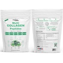 Multi Collagen Peptides Powder, 2.17lbs -Type I,II,III,V,X with Hyaluronic Acid, Biotin, Vitamin C, B12, D3, K2, Chondroitin, Glucosamine Sulphate & MSM- Unflavored Keto Friendly