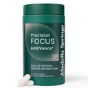 AddiVance – Focus, Concentration and Memory Support (120 Caps) | Magnesium Citrate, Vitamin C & Fish Oil Powder – Non-Habit Forming Mental Supplement – Formulated by Medical Professionals