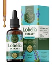 HERBAMAMA Lobelia Tincture - Vegan Lobelia Leaf Extract for Lung Detox & Cleanse - Respiratory Lung Support Drops - Non-GMO, Alcohol & Sugar-Free Respiratory Support Supplement