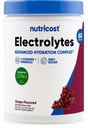 Nutricost Electrolyte Complex Powder (60 Servings, Grape) - Hydration Supplement Drink Mix with Vitamins and Minerals