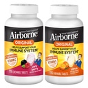 Airborne 1000mg Vitamin C Chewable Tablets Citrus & Very Berry Flavor Bundle - Immune Support Supplement with Zinc and Powerful Antioxidant Vitamins A C & E, (2x116ct bottles)*