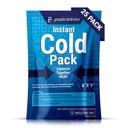 25 Pack 6" x 9" Disposable Ice Packs for Injuries, Swelling, Muscle & Joint Aches, Sprains & Abrasions - Easy to Use Disposable Cold Compress for Pain Relief - PlastCare USA Instant Cold Packs