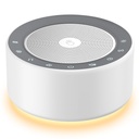 Kipcush White Noise Machine for Baby & Adults, 30 Soothing Sounds, Sleep Sound Machine with 8 Color Night Light, Memory Function, White Noise for Sleeping, Nursery, Office, Travel & Relaxation