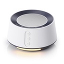 White Noise Sound Machine with 20 Soothing Sounds, 10 Colors Night Light Sleep Machines Home Office Travel, 5 Timers and Memory Feature Sound Machine for Nursery Baby Kids Adults (White)