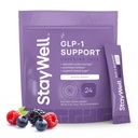 GLP-1 Supplement | GLP 1 Booster Drink Mix to Control Appetite and Cravings | Great Tasting Metabolic Support - Yerba Mate, Garcinia Cambogia, Berberine [Caffeine Free – Mixed Berry]