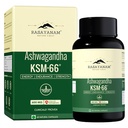 Rasayanam Ashwagandha KSM-66® | Clinically Proven 600mg Dosage | 5.1% Withanolides for Max Results | 100% Pure Root Extract | Stress Relief, Energy & Recovery Support | World’s Strongest Ashwagandha | 60 Capsules