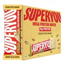 Superyou Kesar Pista Mega Protein Wafer Bar (Pack of 6) 20G Protein, 4.8g Fibre, No Added Sugar | Yeast Fermented |Energy Bars|Crunchy Wafer Bar|100% Vegetarian|No Palm Oil | 360g