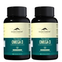 Rasayanam Plant Based Omega-3 Capsules, 1600mg | Gelatin Free, No Fish Oil, No Burps | 450mg EPA & 150mg DHA, Better Joint & Heart Health | Vegetarian Omega 3 Supplement - Pack of 2 (120 Capsules)