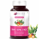 Bliss Welness Prenatal & Postnatal Care - Vegan Omega 3 Dha Epa Mct From Algae Oil|Essential Support For Pregnant & Lactating Mothers|Nourish Brain, Heart, & Overall Development|60 Vegetarian Capsules