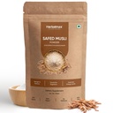 Herbal Max Organic Safed Musli Root Powder – 100g | Ayurvedic Supplement for Strength, Stamina, Vitality & Performance | Herbal Health Booster