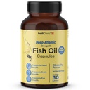 Triple Strength Omega 3 Fish Oil Capsules 2500mg | EPA - 900mg, DHA - 600mg, Vitamin E and Vitamin D3 | Supports Heart, Brain, Joints & Eye Health | No Fishy Burps, Lemon Flavour - 30 Softgels | Pack of 1