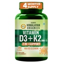 Vlado’s Himalayan Organics Vitamin D3 K2 Supplement I 100% Veg D3 - Lichen Sourced -600 IU Vitamin D3 + 55 mcg K2 (MK7) - Stronger Bones, Immunity & Calcium Absorption - D3 Supplement for men & women - 120 tablets
