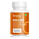 DGLCAP Advanced Gut Health Supplements (30 Vegan Capsules )For Women and Men | Licorice + Ginger Root Supplement For Effective Relief From Acidity, Constipation, Bloating, Gas | Improves Gut Health & Digestion | Effective and Instant relief