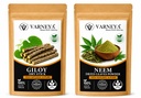 Premium Herbal Wellness Pack | Organic Giloy & Neem Leaves | Ayurvedic Herbs