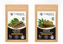 Naturals Ayurvedic Herbs Combo | Organic Giloy Dried Stem 100g + Neem Leaves 100g | Herbal Tea & Kadha Ingredients | Premium Raw Herbs for Traditional Ayurveda Practices | Chemical-Free & Naturally Dried