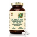 Zinc Bisglycinate – High Absorption Zinc for Immune Support, Skin Health, and Cellular Function – 90 Capsules