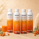 Himalayan Sea buckthorn Elixir – 300 ml | Cold-Pressed Sea Buckthorn Pulp | Rich in Natural Vitamin C, Omegas 3, 6, 7 & 9 | Antioxidant-Rich Herbal Juice for Immunity, Heart Wellness, Skin Radiance & Digestive Health | Pack of 4