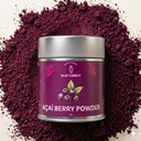 Blue Carrot Premium Acai Berry Powder – Superfood Supplement in Freshness-Sealed Tin – Rich in Antioxidants for Smoothie Bowls, Shakes & Baking – Vegan, Non-GMO, No Added Sugar