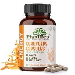 Cordyceps Militaris Capsules 500mg | Natural Energy & Immunity Booster | Herbal Strength, Stamina & Endurance Supplement for Men & Women (60 Capsules)
