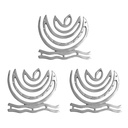 Vastu Zinc Helix for Vastu Remedy | Vastu Remedies for Toilet - Door | Zone Correction | Vastu Dosh Nivaran Remedies | Size- 4 Inch Approx | Pack of 3