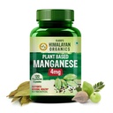Vlado’s Himalayan Organics Plant Based Manganese 4mg Hypoallergenic Trace Mineral Supplement for Connective Tissue and Bones | Skeetal Health Support | Good For Men and Women - 120 Veg Capsules